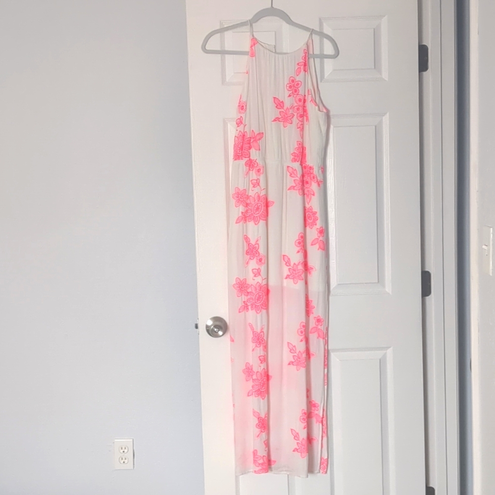 100 % rayon maxi dress - Picture 1 of 4